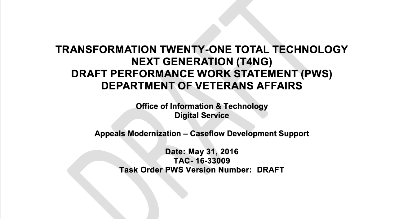Screenshot of Contract